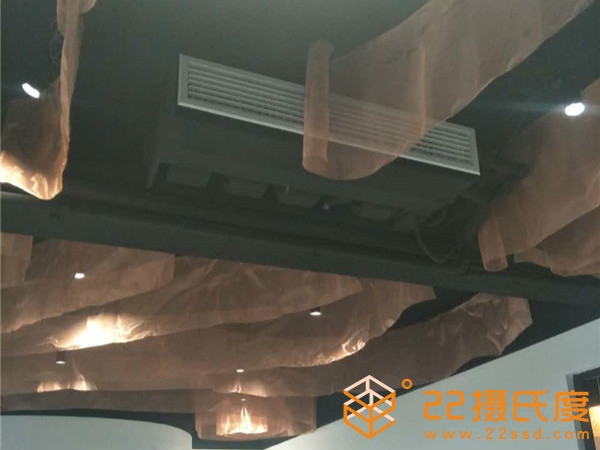 塞納左岸咖啡店大金VR中央空調(diào)機(jī)安裝案例